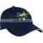 Flat embroidered cute mini navy kids baseball cap custom