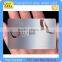 Matte finish spot UV LOGO Plastic cleart transparent business card