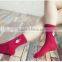 Top Quality Pure Cotton Women Socks Fashion and Casual Socks Concise Style