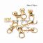 TOP Quality Glod Plated Lobster Claw Swivel Clasps 38mm 20pcs per Bag for Key Ring (Approxi 1 1/2 * 2/3 inch)