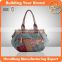 1261 Wholesale National Denim Bags with Flower Patter Handbags