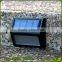 2016 New Product garden solar light decoration LED Solar Wall Light/White Yellow Green Red Colors Solar Garden