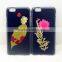 3d flowers grass leaves customized DIY design cell phone hard case for iphone 5s, iphone 6