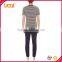 Fashion 100% cotton slim fit striped t-shirt for men