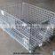 Metal mesh continer for warehouse storage