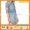 Bule Denim Front Patch Pockets Women Denim Dresses Shirt Design