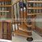 Luxury classic spiral wood stairs, Painted color wooden step stairs, YUDI DIY wood stairs