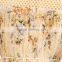 2015 hot sale floral printing suits,woman sleeveless blouse and long pants