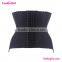 Black 7 Steel Boned Support Latex Corset Women Waist Trainer