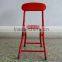 Wholesale Cheap Metal Folding Stool Kids Stool Kids Chair With PVC Seat and Back for Living Room
