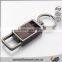 Rotating Hook Metal Leather Car Key Chain