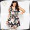 Women Appparel Floral Printed Plus Size Dresses Made in China