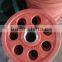 Rubber olympic Weights plates with 7 round holes