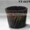 Mini square ceramic artificial succulent pot