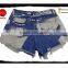female ripped trouser jeans distressed wash denim jeans hot shorts girls destroyesd mini pants