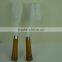Easy-hold clong handle cleaning brush with wood handle