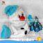 lovely christmas plush snowman shape candy bag