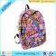 China supplier canvas school bags for girls wholesale backpack