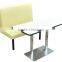 Sanlang fast food cheap custom colour leather restaurant booth for cafe shop