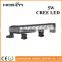 Hotsale New 5W CREES single row Rigid led light bar offroad driving bar light 45w 13inch