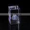 crystal crafts 3d laser Eiffel Tower model for souvenir cube