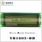 transparent lcd display 1602 16*2 yellow green /gray/blue color