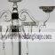 HOT!! 5 arms tall hanging wedding table centerpiece crystal candelabra with flower bowl