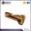 China fastener manufacturer production flange bolts stainless steel brass screw