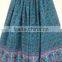 Crinkle skirts in cotton voile fabric / Ladies wear long panel skirts / Bagru printed indian dancing wear skirts