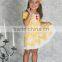 Hot New Girl Ruffle Jersey Knit Stripe Tunic Shirt Pants Outfit Children's Boutique Clothing Set