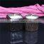 rural style soy wax scented candles in black pottery candle jars