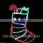 2016 candy cane with a leaf lecorative light led rope light