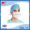 Hot sale blue PP disposable medical decor dust doctor surgical face mask