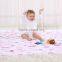 Factory price!!baby wholesale cotton muslin blankets swaddle printing