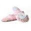 baby professional ballet shoes soft sole leather baby girls ballet shoes