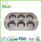 Non-Stick Carbon Steel 6 Small Cup Jumbo Muffin Pan