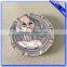 Free sample cheap customized logo gold souvenir coin