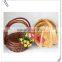Multi-use Wholesale wicker basket for flowers and fruit