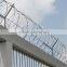 Concertina cross protection fence high security Stock-discount razor barbed wire