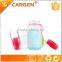 BPA free clear plastic child travel water bottle