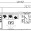 2016 New Creative Design One Bedroom One Living Room Mobile 40'HQ Container WPC Modular House