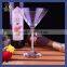 274ml Taper crystal diamond tequila shot glass martini glass
