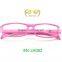 pink color plastic girls Promotion Reading sunglasses with metal hinge