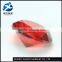 16mm New super bright red round brilliant cut synthetic gems crystal glass ruby prices rough uncut gemstones