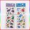 butterfly and fish colourful glitter powder stickers