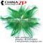 Leading Supplier CHINAZP Wholesale High Quality Dyed Green Trimmed Short Peacock Feathers for Earrings