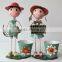 Wholesale handmade iron crafts,Cute iron dells HK10016