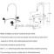 Wall Mounted 3-way High Pressure Lab Water Faucets in Industrial/Physics/Chemistry/Maths Laboratory