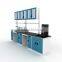 Heavy Duty School Science Dental Laboratory Side Bench with Drawers, 1800lbs Capacity 48-60'' Depth x 30-36'' Height
