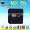 2016 Facory Supply MX R9 4K RK3229 1G+8G Quad Core Smart TV Box MX R9 4K